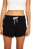 image:imageVolcom Womens Lived in Lounge Fleece Sweat Shorts Regular amp Plus SizeBlack 3