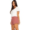 image:imageVolcom Womens Lived in Lounge Fleece Sweat Shorts Regular amp Plus SizeRosewood
