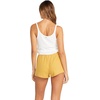 image:imageVolcom Womens Lived in Lounge Rib Fitted TankStar White 1