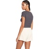 image:imageVolcom Womens Lived in Lounge Rib Short Sleeve V Neck TopBlack