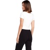 image:imageVolcom Womens Lived in Lounge Rib Short Sleeve V Neck TopStar White