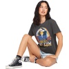 image:imageVolcom Womens Lock It Up Short Sleeve Tee  Crew Neck TShirt with Striped Neck TapingBlack White