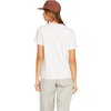 image:imageVolcom Womens Lock It Up Short Sleeve Tee  Crew Neck TShirt with Striped Neck TapingLight Grey