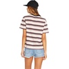 image:imageVolcom Womens Party Pack Short Sleeve Striped TeeSand