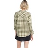 image:imageVolcom Womens Plaid to Meet U Long Sleeve Flannel ShirtArmy
