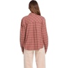 image:imageVolcom Womens Plaid to Meet U Long Sleeve Flannel ShirtChestnut Brown