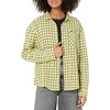 image:imageVolcom Womens Plaid to Meet U Long Sleeve Flannel ShirtLime