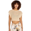 image:imageVolcom Womens Port De La Stone Knitted Muscle Tank TopAlmond