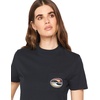 image:imageVolcom Womens Short Sleeve Pocket Dial Tee  Crew Neck TShirt with Chest Pocket and Screen PrintBlack Logo
