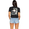 image:imageVolcom Womens Short Sleeve Pocket Dial Tee  Crew Neck TShirt with Chest Pocket and Screen PrintBlack White
