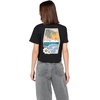 image:imageVolcom Womens Short Sleeve Pocket Dial Tee  Crew Neck TShirt with Chest Pocket and Screen PrintBlackout