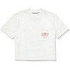 image:imageVolcom Womens Short Sleeve Pocket Dial Tee  Crew Neck TShirt with Chest Pocket and Screen PrintBone White