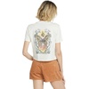 image:imageVolcom Womens Short Sleeve Pocket Dial Tee  Crew Neck TShirt with Chest Pocket and Screen PrintBone White