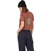 image:imageVolcom Womens Short Sleeve Pocket Dial Tee  Crew Neck TShirt with Chest Pocket and Screen PrintDark Clay