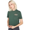 image:imageVolcom Womens Short Sleeve Pocket Dial Tee  Crew Neck TShirt with Chest Pocket and Screen PrintDark Pine
