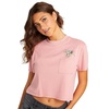 image:imageVolcom Womens Short Sleeve Pocket Dial Tee  Crew Neck TShirt with Chest Pocket and Screen PrintDesert Pink