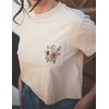 image:imageVolcom Womens Short Sleeve Pocket Dial Tee  Crew Neck TShirt with Chest Pocket and Screen PrintDusty Rose