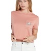 image:imageVolcom Womens Short Sleeve Pocket Dial Tee  Crew Neck TShirt with Chest Pocket and Screen PrintLight Mauve