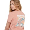 image:imageVolcom Womens Short Sleeve Pocket Dial Tee  Crew Neck TShirt with Chest Pocket and Screen PrintLight Mauve