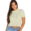 image:imageVolcom Womens Short Sleeve Pocket Dial Tee  Crew Neck TShirt with Chest Pocket and Screen PrintSage