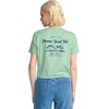 image:imageVolcom Womens Short Sleeve Pocket Dial Tee  Crew Neck TShirt with Chest Pocket and Screen PrintSea Green