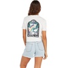 image:imageVolcom Womens Short Sleeve Pocket Dial Tee  Crew Neck TShirt with Chest Pocket and Screen PrintStar Star White