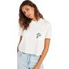 image:imageVolcom Womens Short Sleeve Pocket Dial Tee  Crew Neck TShirt with Chest Pocket and Screen PrintStar Star White