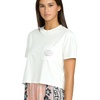 image:imageVolcom Womens Short Sleeve Pocket Dial Tee  Crew Neck TShirt with Chest Pocket and Screen PrintStar WhiteWhte