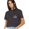 image:imageVolcom Womens Short Sleeve Pocket Dial Tee  Crew Neck TShirt with Chest Pocket and Screen PrintVintage Jet