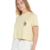 image:imageVolcom Womens Short Sleeve Pocket Dial Tee  Crew Neck TShirt with Chest Pocket and Screen PrintWheat