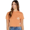 image:imageVolcom Womens Short Sleeve Pocket Dial Tee  Crew Neck TShirt with Chest Pocket and Screen PrintWild Ginger