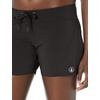 image:imageVolcom Womens Simply Solid 5Inch Swim Surf BoardshortBlack White