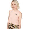 image:imageVolcom Womens Stone Hour Crop TankHazey Pink