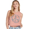 image:imageVolcom Womens Stone Hour Crop TankLight Mauve