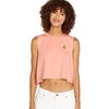 image:imageVolcom Womens Stone Hour Crop TankReef Pink
