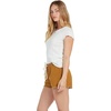image:imageVolcom Womens Strutin Stone Elastic Waist ShortBronze