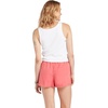 image:imageVolcom Womens Strutin Stone Elastic Waist ShortElectric Coral