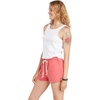 image:imageVolcom Womens Strutin Stone Elastic Waist ShortElectric Coral