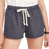 image:imageVolcom Womens Strutin Stone Elastic Waist ShortMidnight Blue