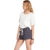 image:imageVolcom Womens Strutin Stone Elastic Waist ShortMidnight Blue