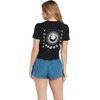 image:imageVolcom Womens Sunday Strut Elastic Waist ShortAirforce Blue 1