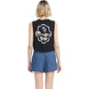 image:imageVolcom Womens Sunday Strut Elastic Waist ShortBiarritz Blue