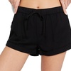 image:imageVolcom Womens Sunday Strut Elastic Waist ShortBlack Out 323