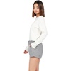 image:imageVolcom Womens Sunday Strut Elastic Waist ShortBlack Stripe 1