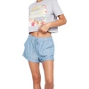 image:imageVolcom Womens Sunday Strut Elastic Waist ShortBlue Bird