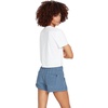 image:imageVolcom Womens Sunday Strut Elastic Waist ShortFlight Blue