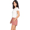 image:imageVolcom Womens Sunday Strut Elastic Waist ShortMauve Rose