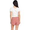 image:imageVolcom Womens Sunday Strut Elastic Waist ShortMauve Rose