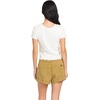 image:imageVolcom Womens Sunday Strut Elastic Waist ShortSeaweed Green