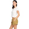 image:imageVolcom Womens Sunday Strut Elastic Waist ShortSeaweed Green